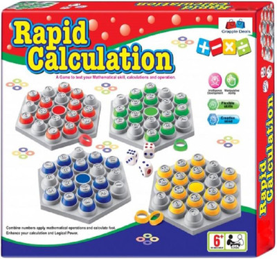 

Goyal Traders Rapid Calculation Wonderful Game To Test Mathmatical Skill Of Your Kids Board Game
