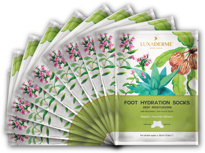 

LuxaDerme Foot Hydration Socks 15ml (10 Packs) (150 ml)(150 ml)