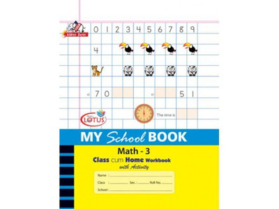 My School Book Math-3(English, Paperback, Vikram Editorial Board)