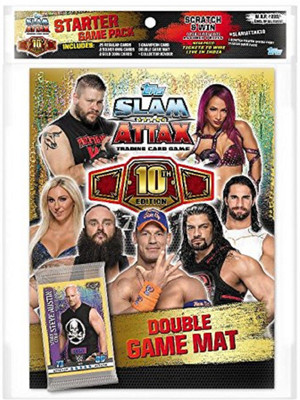 

Topps WWE Slam Attax 10 TCG Collection Starter Game Pack, Multi Color(Multicolor)