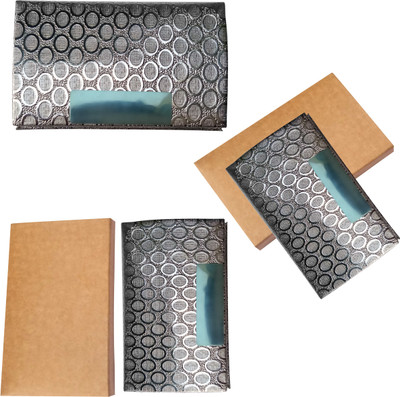 

Printmystic.com 10 Card Holder(Set of 3, Silver)