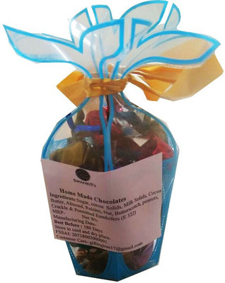 

Swankit's Homemade Roasted Almond Dark Chocolate 150 g Crackles(150 g)