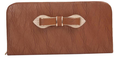Aliado Casual Brown Clutch