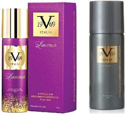 

Versace LA Exotique Perfumed Spray 150 ml With Play On All Over Body 150ml(Set of 2)