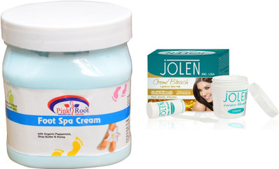 

Pink Root Gold Cream 500ml and JOLEN Gold Bleach Crème 18g(Set of 2)