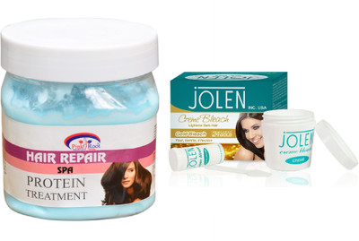 

Pink Root Pearl Gel 500ml and JOLEN Gold Bleach Crème 18g(Set of 2)