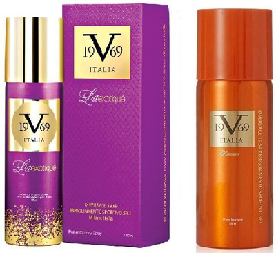 

Versace LA Exotique Perfumed Spray 150 ml With Romance All Over Body Spray 150 ml(Set of 2)