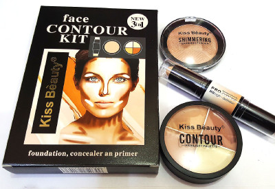 

Kiss Beauty Face Contour Kit(Set of 3)