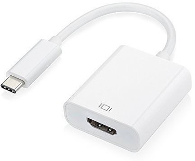 

Indiginous USB Type C To HDMI Female HDMI Adapter(Mobile, Laptop, Tablet, TV, White)