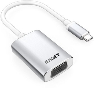 

PremiumAV CH09 1080P Type-C to VGA Convenrter Adapter HDMI Adapter(video, White)