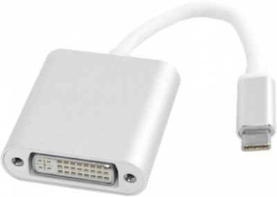 

Microware USB 3.1 C to DVI Adapter Cable C Type Cable USB C Type Cable(Silver)