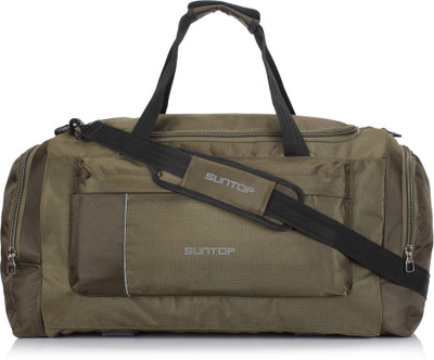 Suntop Alive Large Nylon/Polyester 65 litres/25 inches Duffel Bag for Travel (Bottle Green Colour) Travel Duffel Bag(Green)