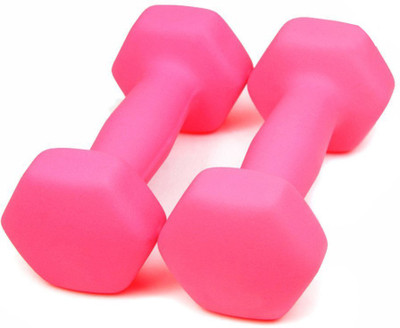 

L'AVENIR (Pack of 2) Imported Neoprene Weight Lifting Fixed Weight Dumbbell(10 kg)