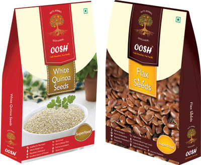 

Oosh Brown Flax Seeds, Quinoa Seeds(1000 g, Pack of 2)