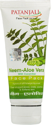 

Patanjali Neem-Aloe Vera with Cucumber Face Pack(60 g)