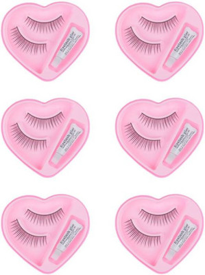 

Shopeleven Eye Lashes with Lashes Glue (Combo)( pack of 6)(Pack of 6)
