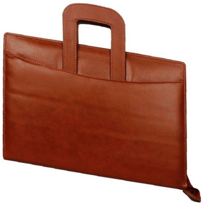 

Furious3D FAUX LEATHER ADJUSTABLE HANDLE EXECUTIVE FILE FOLDER(Set Of 1, Brown)