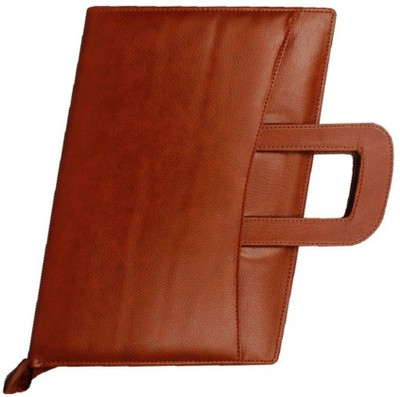 

Furious3D FAUX LEATHER ADJUSTABLE HANDLE EXECUTIVE FILE FOLDER(Set Of 1, Brown)