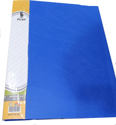 

MANNATBHARTI PP MB DELUX SPRING FILE PACK OF 1 PCS(Set Of 1, GRAY BLACK BLUE)