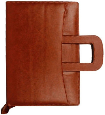 

Furious3D FAUX LEATHER ADJUSTABLE HANDLE EXECUTIVE FILE FOLDER(Set Of 1, Brown)