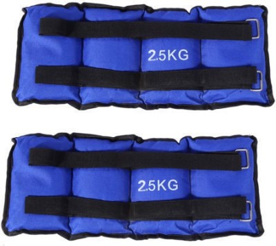 

N.V COMMUNICATION24X7 BEST QUALITY ANKLE WEIGHT FOR W0RIST & LEGS 2.5KG EACH Blue Ankle & Wrist Weight(5 kg)