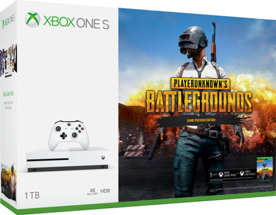 

Microsoft Xbox One S 1 TB with PlayerUnknown's Battlegrounds(White)