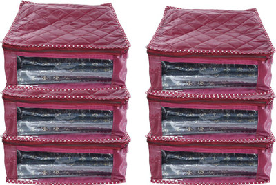 

Aadhya desinger parachute saree cover 6 pcs (Maroon)(Maroon)