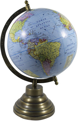 

Electrobot M Desk & Table Top World World Globe(Medium Light Blue)