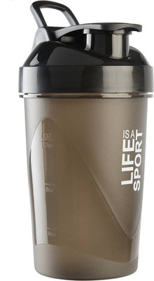 

JC VILLA SPORTS GYM SHAKER 500 ml Shaker(Pack of 1, Multicolor), Black;green;multicolor