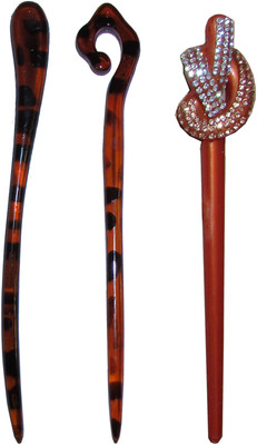 

GUUN Combo of Multi Color Juda Sticks Bun Stick(Multicolor)