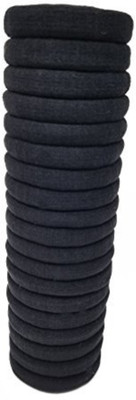 

Rbasics Black hair ponytail holder elastic rubberbands small size. (Pack Of 20) Rubber Band(Black)