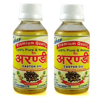 

TUSHAR 100% Premium Cold Pressed Hexane Free Castor Oil Combo Set 200ML Hair Oil(200 ml)