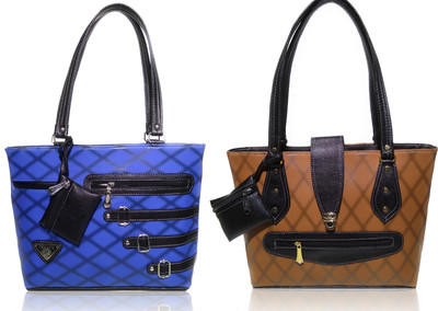 

AZED Collections Shoulder Bag(Blue, Brown)