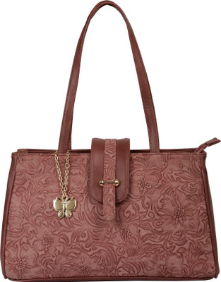 

Butterflies Tote(Maroon)