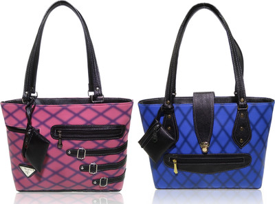 

AZED Collections Shoulder Bag(Purple, Blue), Blue;purple