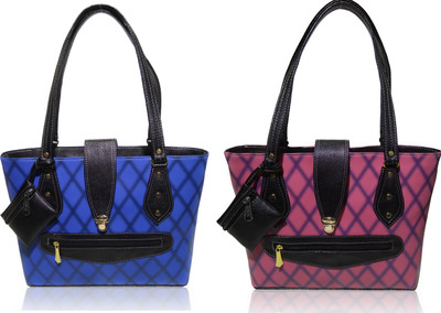

AZED Collections Shoulder Bag(Blue, Purple)