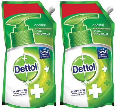 

Dettol Original Liquid Handwash(1500 ml, Pouch, Pack of 2)