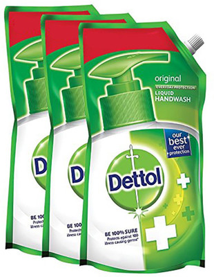 

Dettol Original Liquid Handwash(2250 ml, Pouch, Pack of 3)