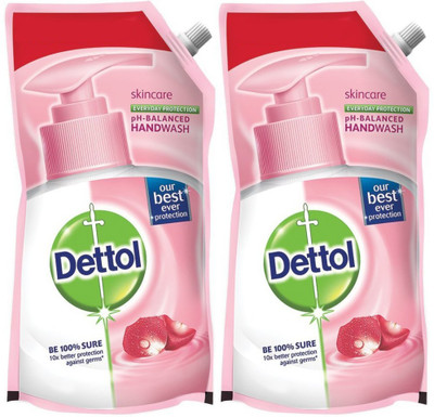 

Dettol Skincare Hand Wash(1500 ml, Pouch, Pack of 2)
