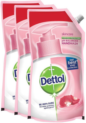 

Dettol Skincare Handwash(2250 ml, Pouch, Pack of 3)