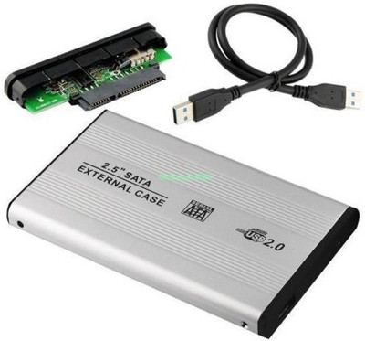 

Teratech Silver 2.5 Hard Disk Enclosure(For WD 2.5 Inch Sata Hard Disk( Laptop), Seagate 2.5 Inch Sata Hard Disk( Laptop), Transcend 2.5 Inch Sata Hard Disk( Laptop), Lenovo 2.5 Inch Sata Hard Disk( Laptop), Sony 2.5 Inch Sata Hard Disk( Laptop), Silver)