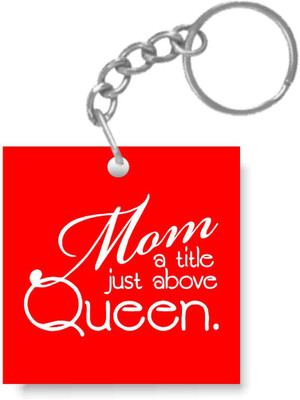 

Giftsmate KH5655 Mothers Day Gifts Queen Mom Keychain Keyring for Mom Key Chain