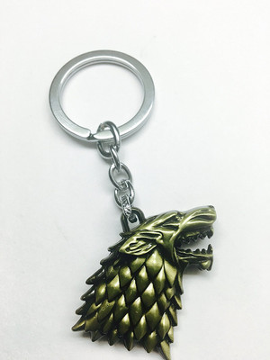 

SALEBOX Winter is Comming House of Stark Logo Key Chain Key Chain