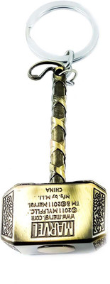 

ShopTop Marvel Avenger Thor Hammer Golden Key Chain
