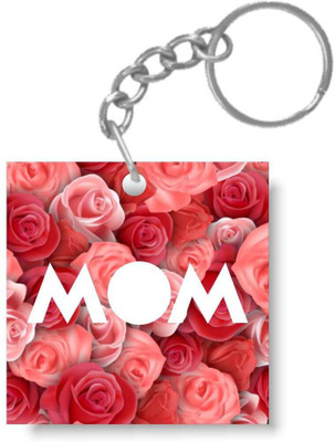 

Giftsmate KH5656 Mothers Day Gifts Red Rose Mom Keychain Keyring for Mom Key Chain