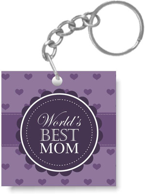 

Giftsmate KH5659 Mothers Day Gifts Worlds Best Mom keychain for Mom Keyring Key Chain