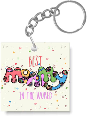 

Giftsmate KH5647 Mothers Day Gifts Best Mummy In the World Keychain Keyring for Mom Key Chain