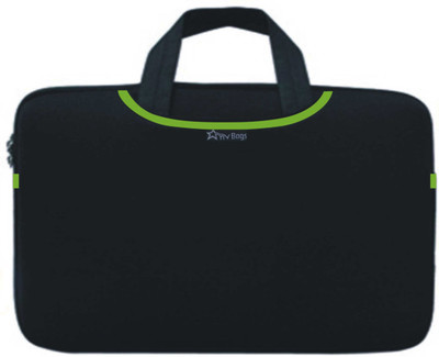 

Star NV Bags 15.6 inch Expandable Laptop Messenger Bag(Black), Star green