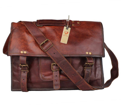 

Pranjals House 15.6 inch Laptop Messenger Bag(Brown)