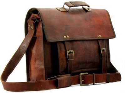 

Pranjals House 15.6 inch Laptop Messenger Bag(Brown)